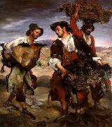Ignacio Zuloaga Grape Pickers France oil painting reproduction